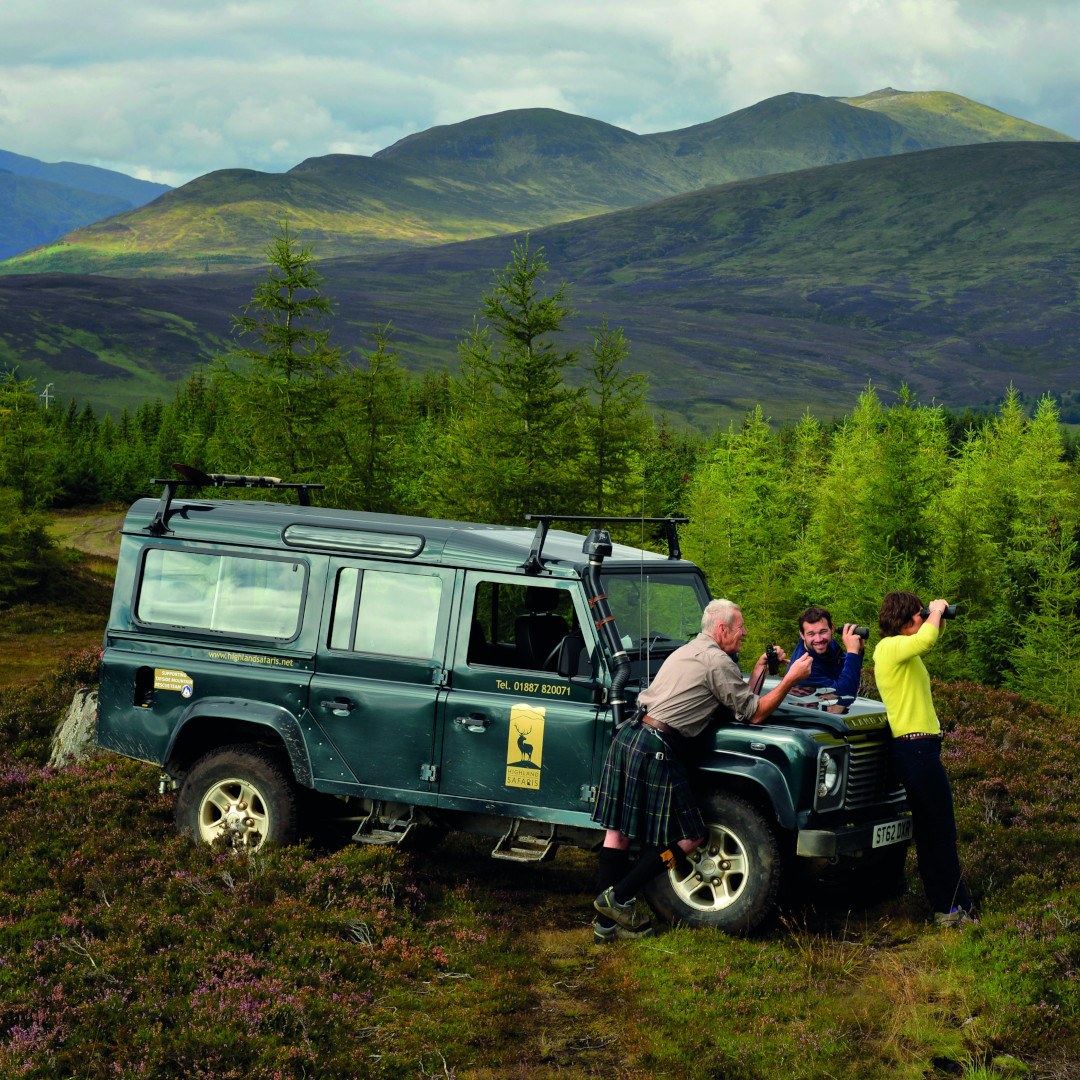 Offroad safari at Loch Tay